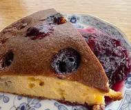 アーモンド粉ブルーベリーチーズケーキ